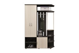 Прихожая Домино венге/дуб млечный в Радужном - raduzhnyj.mebel-tymen.ru | фото