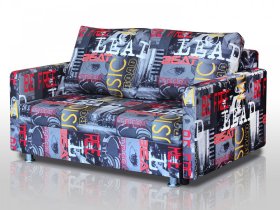 Диван Реал 140 с подлокотниками мьюзик в Радужном - raduzhnyj.mebel-tymen.ru | фото