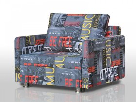 Кресло-кровать Реал 80 с подлокотниками мьюзик в Радужном - raduzhnyj.mebel-tymen.ru | фото