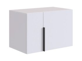 Антресоль двухдверная L600 Баско белое дерево в Радужном - raduzhnyj.mebel-tymen.ru | фото