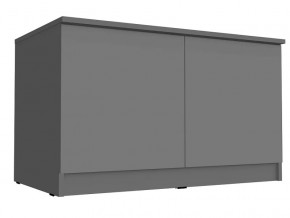 Антресоль-тумба Челси Графит в Радужном - raduzhnyj.mebel-tymen.ru | фото