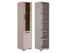 Стеллаж Лайт-2 кашемир/дуб крафт золотой в Радужном - raduzhnyj.mebel-tymen.ru | фото