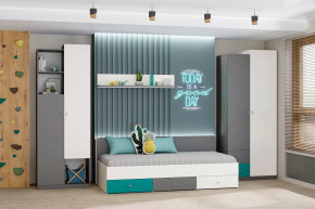 Детская Клео ОК-1, графит, миндаль, океан Диал в Радужном - raduzhnyj.mebel-tymen.ru | фото