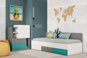 Детская Клео ОК-4, графит, миндаль, океан Диал в Радужном - raduzhnyj.mebel-tymen.ru | фото