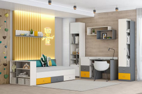 Детская Клео С-2, графит, миндаль, солнечный Диал в Радужном - raduzhnyj.mebel-tymen.ru | фото