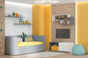 Детская Клео С-6, графит, миндаль, солнечный Диал в Радужном - raduzhnyj.mebel-tymen.ru | фото