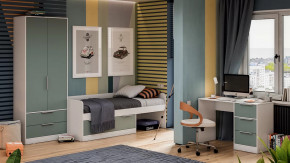 Детская «Марли» Белый, Серо-голубой в Радужном - raduzhnyj.mebel-tymen.ru | фото