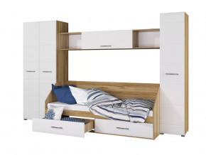 Детская Ненси Крафт золотой-белый в Радужном - raduzhnyj.mebel-tymen.ru | фото