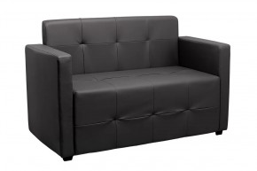Диван 2-х местный Ситено (черный) в Радужном - raduzhnyj.mebel-tymen.ru | фото