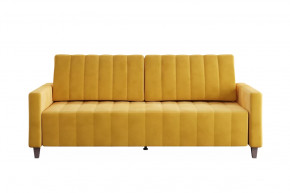 Диван-кровать Марк Модель 054 Велюр Ультра Мустард в Радужном - raduzhnyj.mebel-tymen.ru | фото