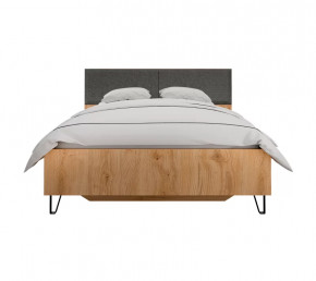 GRACE кровать LOZ160х200 (Дуб наварра/ Графит) в Радужном - raduzhnyj.mebel-tymen.ru | фото