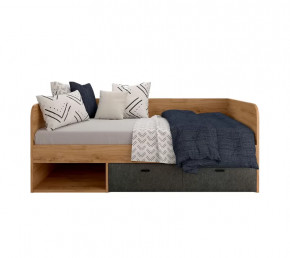 GRACE кровать LOZ90 (Дуб наварра/Графит) в Радужном - raduzhnyj.mebel-tymen.ru | фото