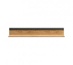 GRACE полка POL140 (Дуб наварра/Графит) в Радужном - raduzhnyj.mebel-tymen.ru | фото