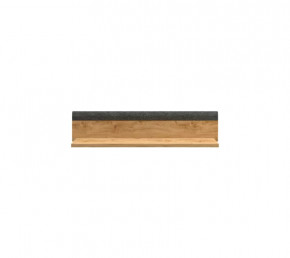 GRACE полка POL98 (Дуб наварра/Графит) в Радужном - raduzhnyj.mebel-tymen.ru | фото