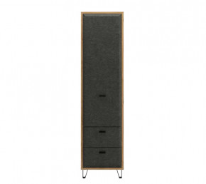 GRACE шкаф REG1D2S (Дуб наварра/Графит) в Радужном - raduzhnyj.mebel-tymen.ru | фото