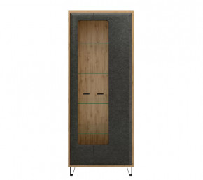 GRACE шкаф REG2W (Дуб наварра/Графит) в Радужном - raduzhnyj.mebel-tymen.ru | фото