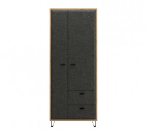 GRACE шкаф SZF2D2S (Дуб наварра/Графит) в Радужном - raduzhnyj.mebel-tymen.ru | фото