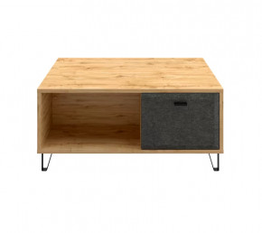 GRACE стол журнальный LAW2D (Дуб наварра/Графит) в Радужном - raduzhnyj.mebel-tymen.ru | фото