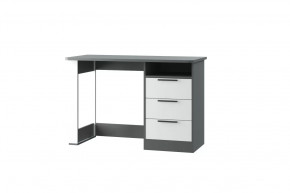 ГРЕЙ Стол письменный с ящиками (ш1200*г600*в800мм), Белый Бриллиант в Радужном - raduzhnyj.mebel-tymen.ru | фото