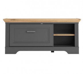 JASMIN тумба KOM1S (Графит/ Дуб артизан ) в Радужном - raduzhnyj.mebel-tymen.ru | фото