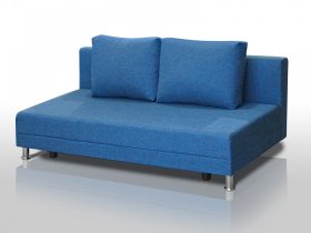 Диван Комфорт Лайт без подлокотников 2 подушки denim в Радужном - raduzhnyj.mebel-tymen.ru | фото