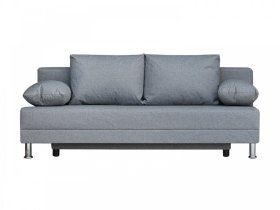 Диван Комфорт без подлокотников 4 подушки грей в Радужном - raduzhnyj.mebel-tymen.ru | фото