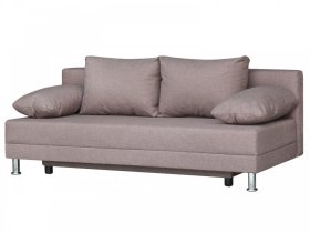 Диван Комфорт без подлокотников 4 подушки латте в Радужном - raduzhnyj.mebel-tymen.ru | фото