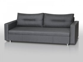 Диван Комфорт с прямыми подлокотниками графит в Радужном - raduzhnyj.mebel-tymen.ru | фото
