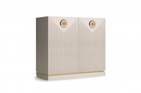 Комод 2-дверный "Капри" Сатин/Сатин в Радужном - raduzhnyj.mebel-tymen.ru | фото