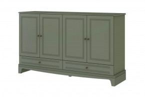 Комод 4 двери + 2 ящика Лорето Лак Зелёный самшит в Радужном - raduzhnyj.mebel-tymen.ru | фото