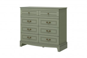 Комод 8 ящиков Лорето Лак Зелёный самшит в Радужном - raduzhnyj.mebel-tymen.ru | фото