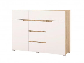 Комод Анталия 1200 Сонома-Белый софт в Радужном - raduzhnyj.mebel-tymen.ru | фото