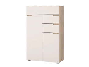 Комод Анталия Сонома-Белый софт в Радужном - raduzhnyj.mebel-tymen.ru | фото