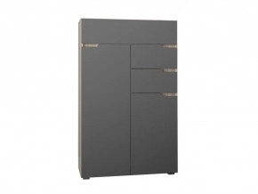 Комод Анталия Сонома-Графит софт в Радужном - raduzhnyj.mebel-tymen.ru | фото