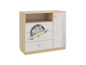 Комод Форсаж дуб сонома/белый в Радужном - raduzhnyj.mebel-tymen.ru | фото