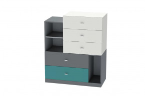 Комод Клео К-1, графит, миндаль, океан Диал в Радужном - raduzhnyj.mebel-tymen.ru | фото