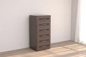 Комод Кэт-4 6 ящиков Венге Диал в Радужном - raduzhnyj.mebel-tymen.ru | фото