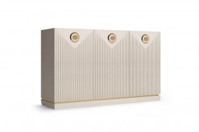 Комодино "Капри" Сатин/Сатин в Радужном - raduzhnyj.mebel-tymen.ru | фото