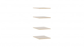 Комплект полок Яблоня Беллуно в Радужном - raduzhnyj.mebel-tymen.ru | фото