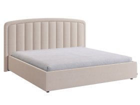 Кровать с подъемным механизмом Сиена 2 180х200 см крем (велюр) в Радужном - raduzhnyj.mebel-tymen.ru | фото