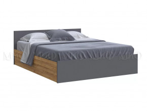 Кровать 1600 Басямиф, графит/дуб крафт в Радужном - raduzhnyj.mebel-tymen.ru | фото