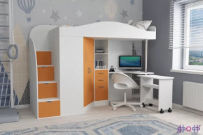 Кровать-чердак Юниор 4 Ярофф в Радужном - raduzhnyj.mebel-tymen.ru | фото