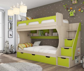Кровать двухъярусная "Киви" №1 в Радужном - raduzhnyj.mebel-tymen.ru | фото