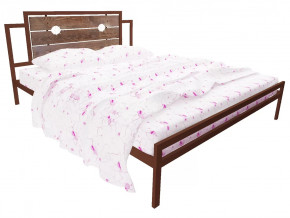 Кровать Инесса коричневая в Радужном - raduzhnyj.mebel-tymen.ru | фото