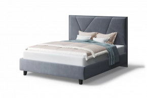 Кровать Ингрид, 1200*2000 мм, на опорах, серый в Радужном - raduzhnyj.mebel-tymen.ru | фото