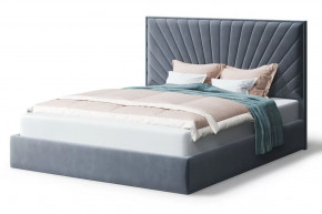 Кровать Леона, 2000*1800 мм, серый в Радужном - raduzhnyj.mebel-tymen.ru | фото