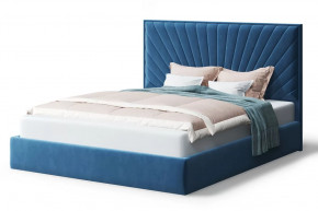 Кровать Леона, 2000*1800 мм, синий в Радужном - raduzhnyj.mebel-tymen.ru | фото
