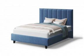 Кровать Лина, 1400*2000 мм, на опорах, синий в Радужном - raduzhnyj.mebel-tymen.ru | фото