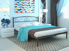 Кровать Вероника коричневая в Радужном - raduzhnyj.mebel-tymen.ru | фото