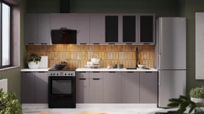 Кухонный гарнитур «Гренада» №3 Белый, Холст Вулкан в Радужном - raduzhnyj.mebel-tymen.ru | фото